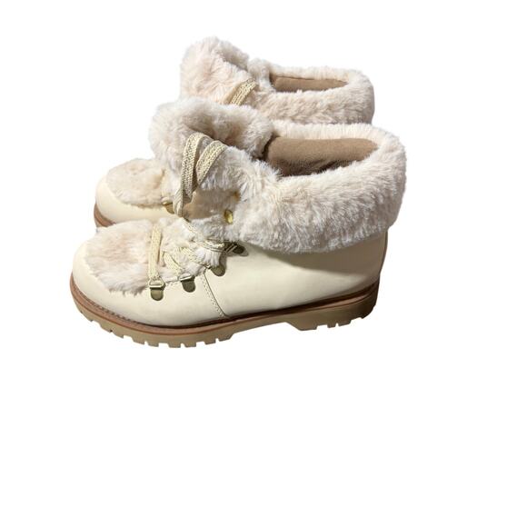 Sam Edelman Kilbourne Faux Fur Boat Size 8 - Picture 2 of 16